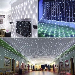 LED String Light Net Mesh Curtain Xmas Wedding Party Outdoor Christmas ...