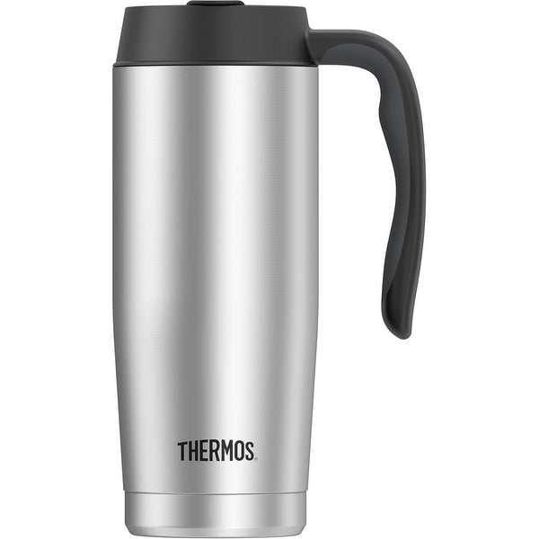 Thermos 16 oz. Vacuum Insulated Stainless Steel Travel Mug - Silver - 16 oz.