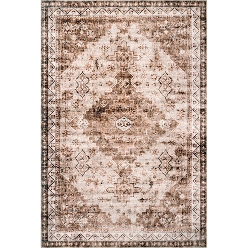 Jessamine Geometric Machine Washable Area Rug