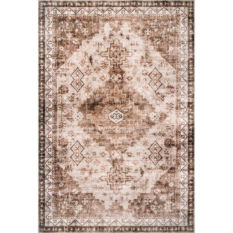 Jessamine Geometric Machine Washable Area Rug