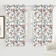 preview thumbnail 17 of 22, DriftAway Ada Floral Botanical Print Flower Leaf Lined Blackout Window Curtains