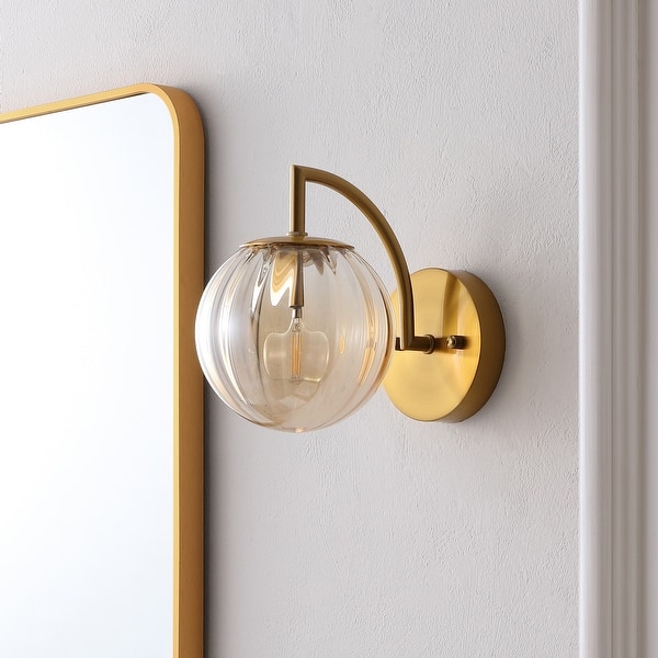 slide 2 of 14, SAFAVIEH Lighting Psylla 9-inch Wall Sconce (Set of 2)
