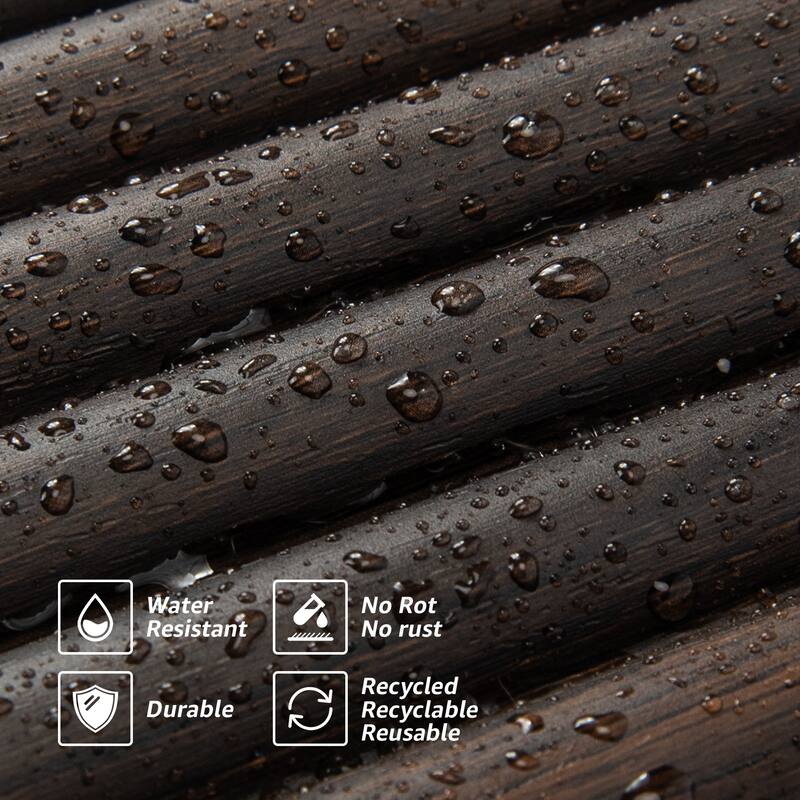 Art3d Wood Grain 3D Slat Wall Paneling,103.94"x5.71",4 Panels - 103.94"x5.71"