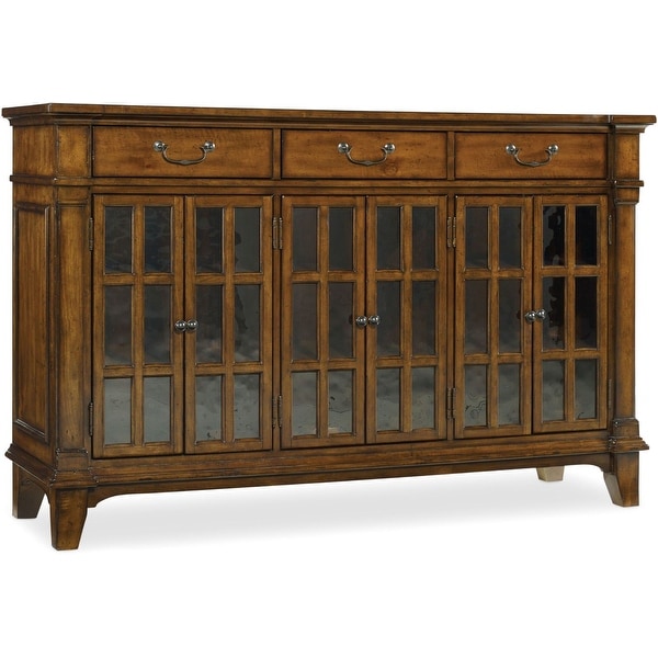 Hooker Furniture 5323-75900 66" Wide Poplar Wood Cabinet from the Tynecastle Collection - Warm Chestnut