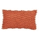 preview thumbnail 15 of 48, Nubby Design Down Filled Throw Pillow Rust - 12"x20"