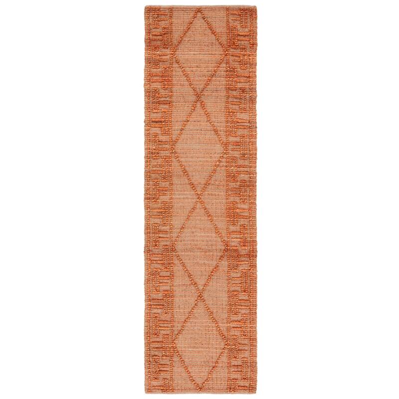 SAFAVIEH Flatweave Natural Fiber Gertrudes Geometric Jute Rug