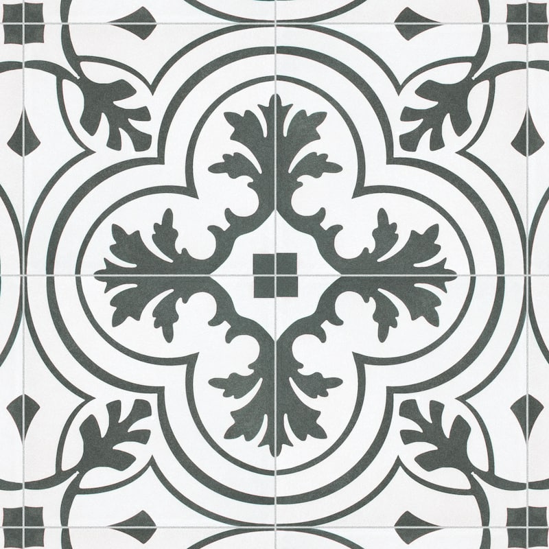 Merola Tile Twenties Vintage 7-3/4" x 7-3/4" Ceramic Floor and Wall Tile