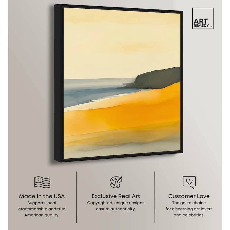 Glistening Beach Dreams II Canvas by Art Remedy