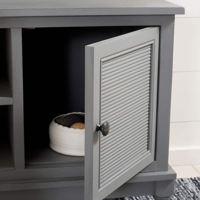 SAFAVIEH Ryder 2 Door 1 Shelf Media Stand - 47" W x 16" D x 20" H