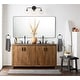 preview thumbnail 61 of 123, TEHOME Kengston Modern & Contemporary Rectangular Bathroom Vanity Mirror