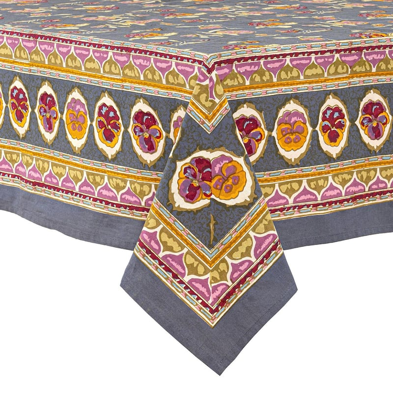 Couleur Nature Pansy Rectangle Tablecloth