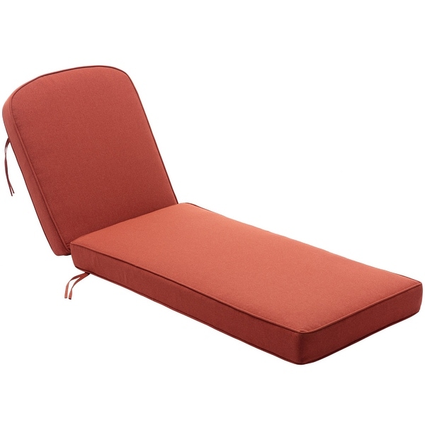 Set of 2 Extra Thick Outdoor Chaise Lounge Cushions 5 inch Thick On Sale Bed Bath Beyond 35531213