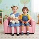 preview thumbnail 9 of 8, Gymax Kids Sofa Armrest Chair Lounge Couch Wood Construction Storage