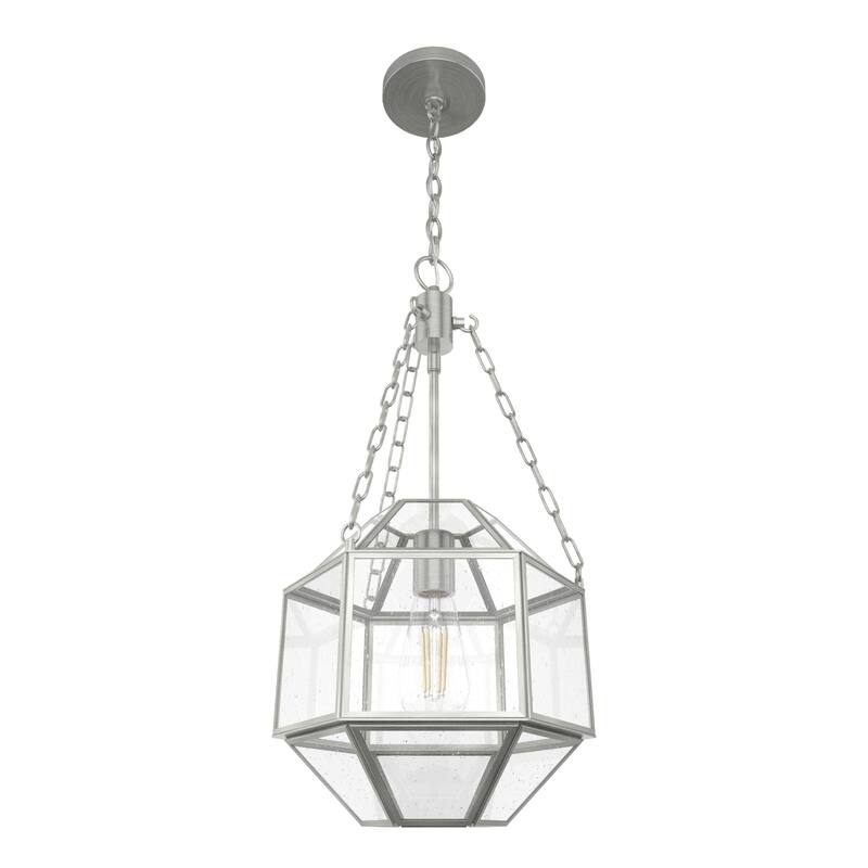 Hunter 11" Indria 1-Light Pendant - Kitchen Island, Dining Room, Entry - Industrial, Contemporary, Geometric