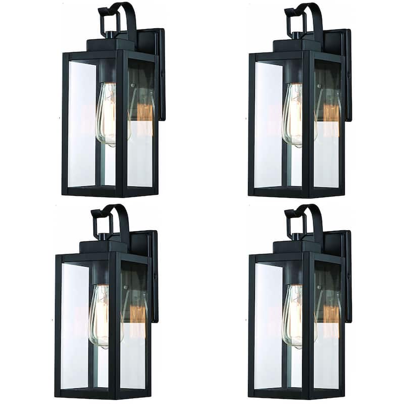 4 Pack 1-Light Outdoor Wall Sconce - 5"x6.7"x13.78" - Regular(4 PACK)