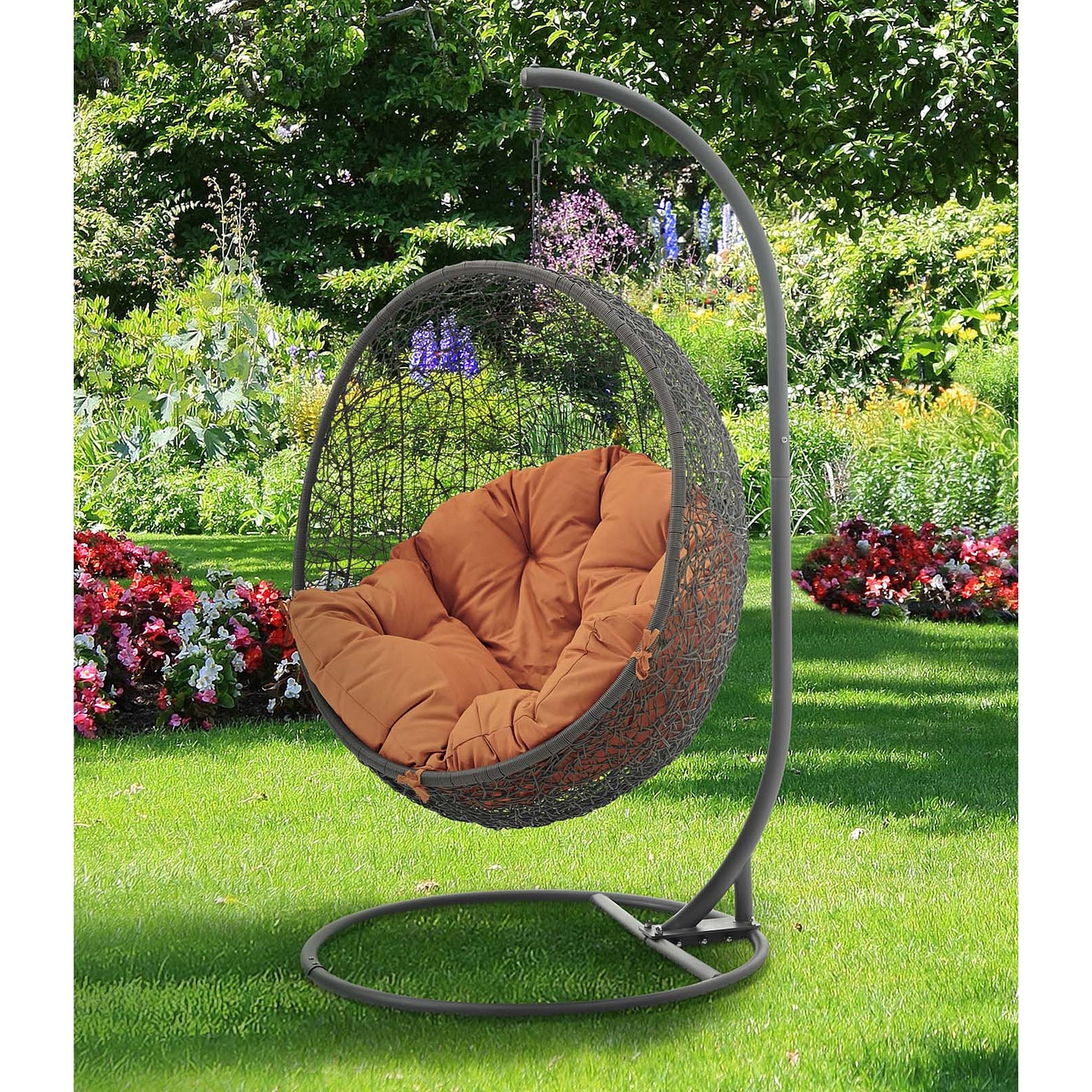 Stand alone hanging chair clearance