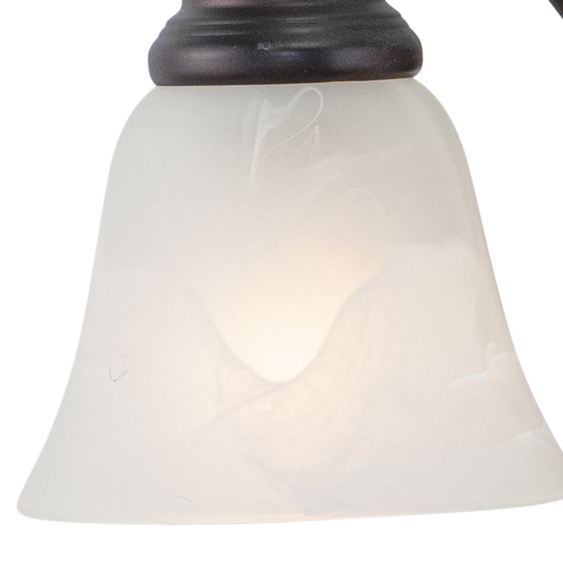 Standford 3 Light Bronze Bathroom Vanity Fixture - 19-in W x 7-in H x 7-in D