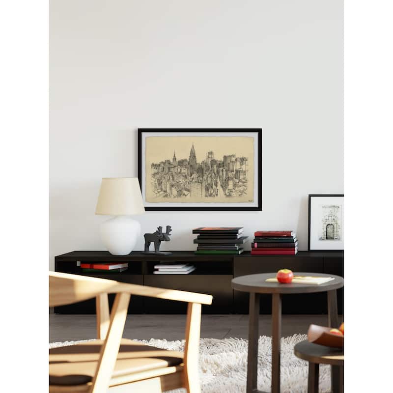 NYC Birds Eye View Framed Print