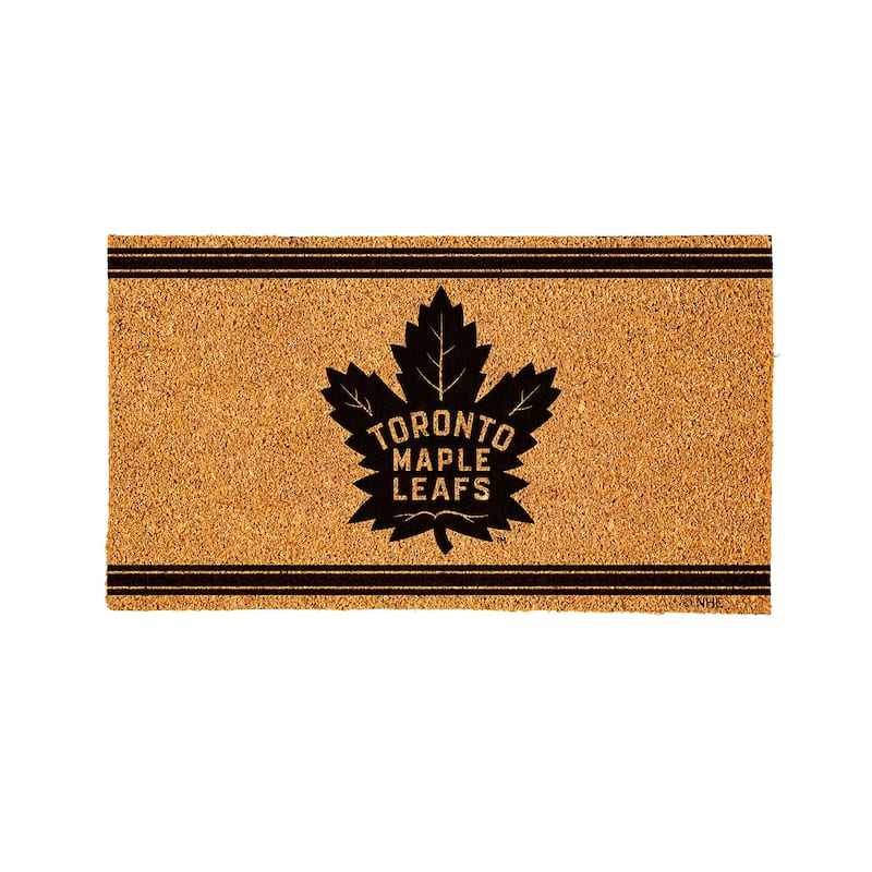 Toronto Maple Leafs Monochrome Indoor/Outdoor Coir Door Mat