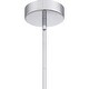 preview thumbnail 6 of 7, Elway Integrated LED Polished Chrome Pendant