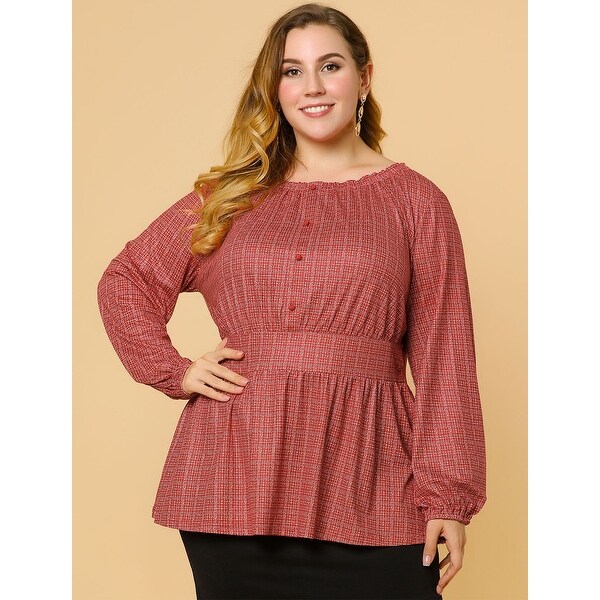 cute red plus size shirts