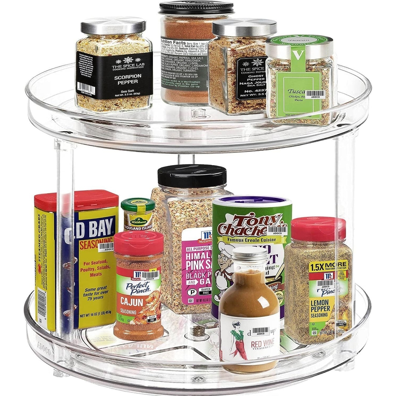 2 Tier 360 Lazy Susan Spice Rack Organizer On Sale Bed Bath Beyond 40134400