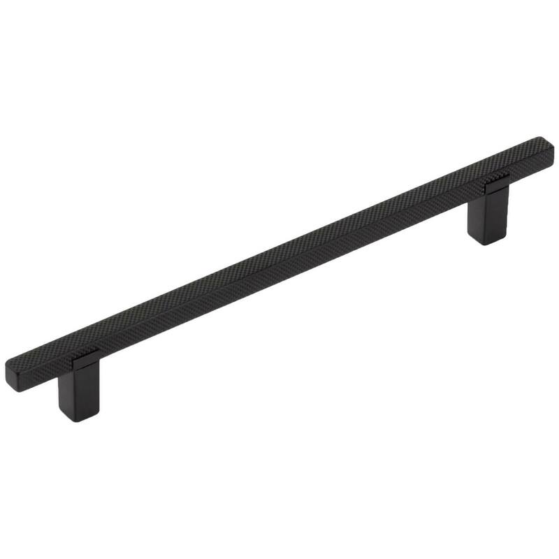 Schaub and Company Quadrato 6-5/16" Center to Center Industrial Modern - Matte Black