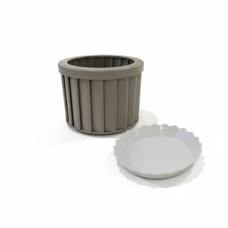 Round Strata Planter