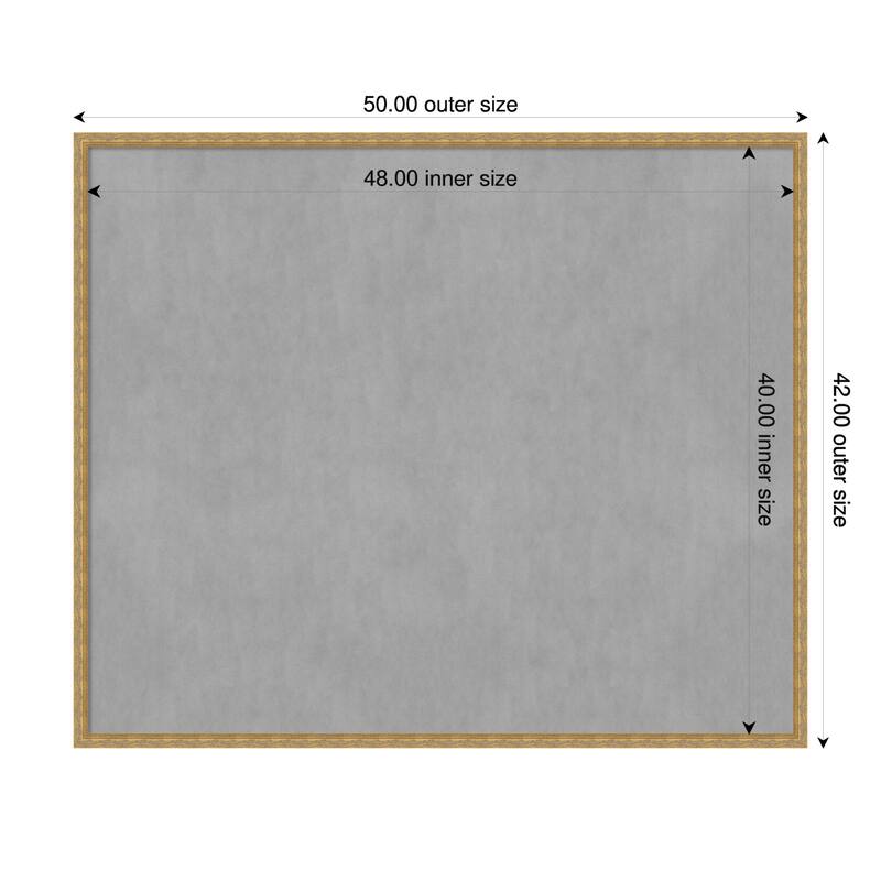Amanti Art Mila Dark Gold Framed - 50 x 42 in - Mila Dark Gold