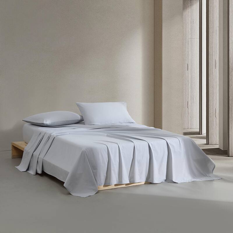 Calvin Klein Enhanced Cooling Solid Cotton Sheet Set