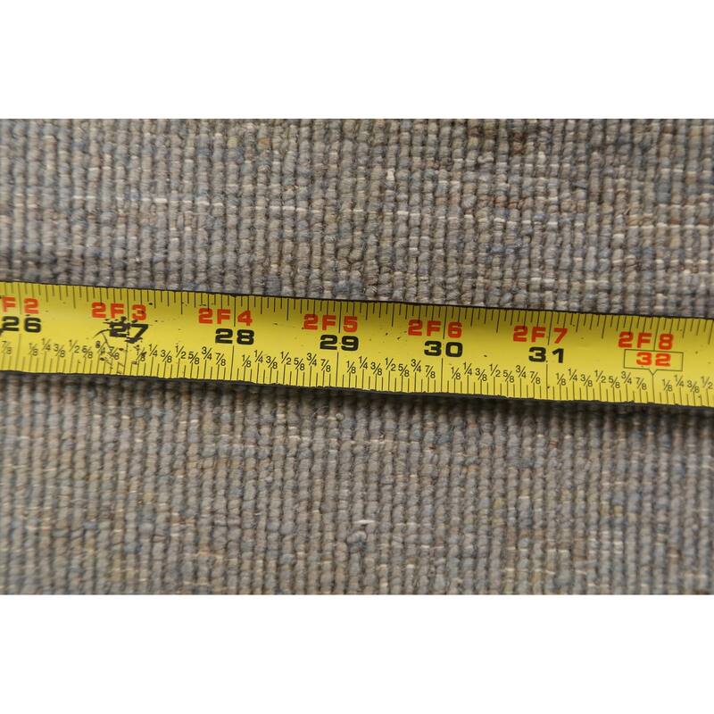 Contemporary Gabbeh Kashkoli Wool Area Rug Hand-knotted Office Carpet - 3'4" x 4'11"