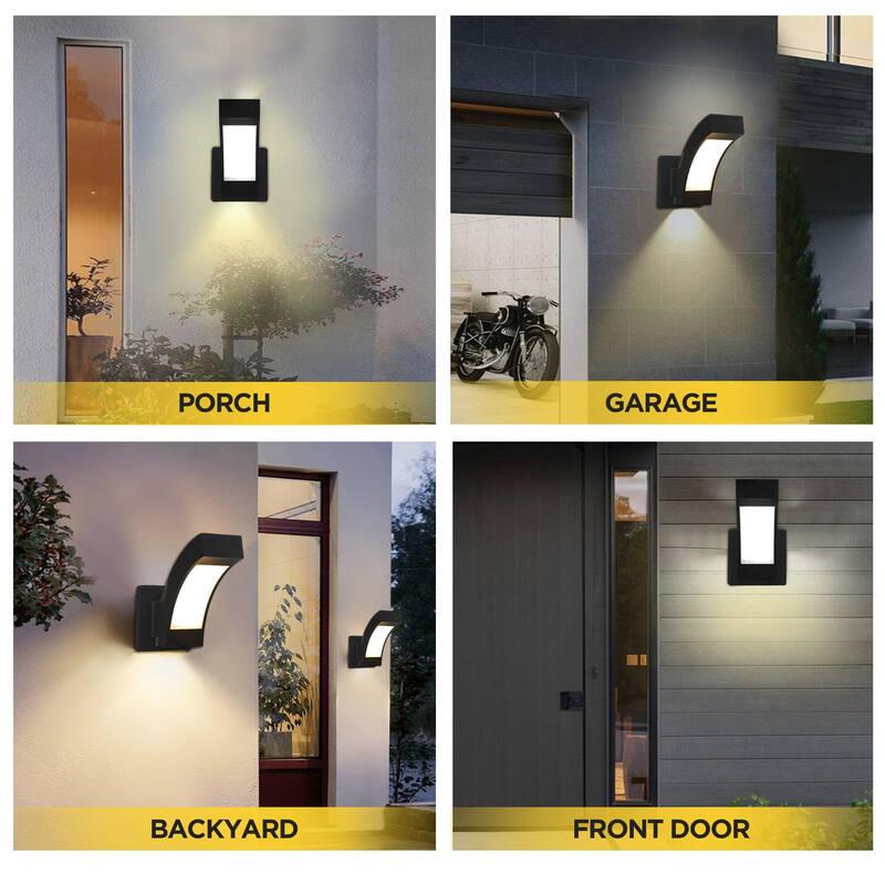 Inowel Wall Light Outdoor LED Lamp Sconce Lantern IP54 7.5W 600Lm 1255