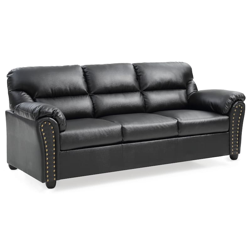 Olney Faux Leather Sofa