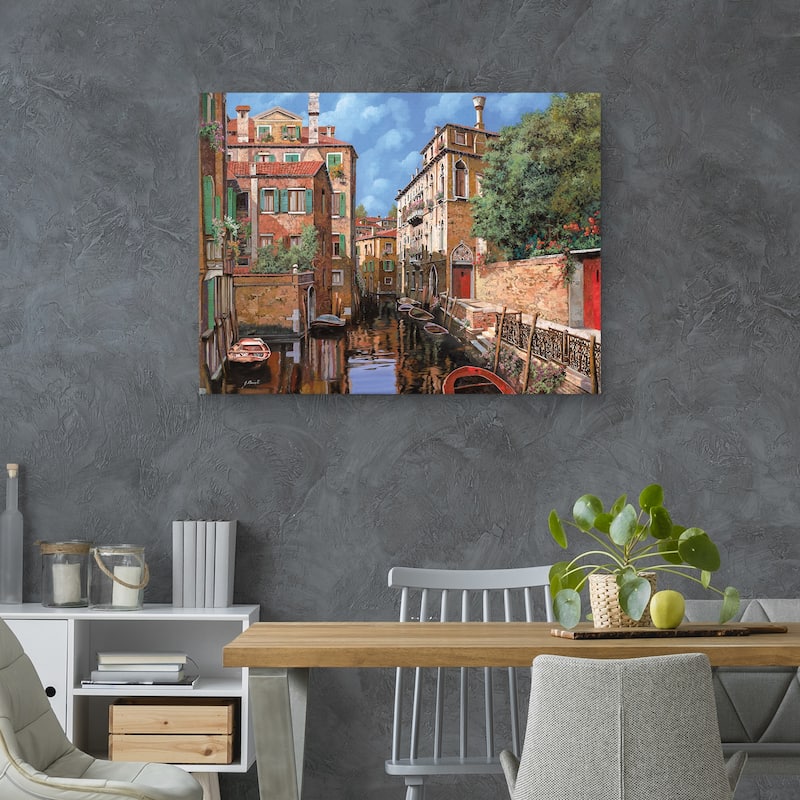 Luce a Venezia by Guido Borelli Canvas Art Print