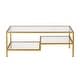 preview thumbnail 3 of 8, Lovett Coffee Table Brass Finish