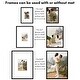 preview thumbnail 4 of 3, Set of 3 Picture Frames Set - (1) 18x24, (1) 11x14, (1) 9x12