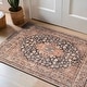 preview thumbnail 68 of 76, Traditional Flat Pile Washable Rug – Pet Friendly, Non-Slip, Ideal for Living Room, Entryway, or Bedroom 2' x 3' - Black