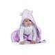 preview thumbnail 5 of 3, Baby/Infant Hooded Bath Towel - Super Soft and Absorbent- Newborn Essential - Light Purple Unicorn