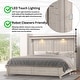 preview thumbnail 3 of 17, Roundhill Furniture Walcott 6-Piece Bedroom Set with Touch LED Lighting