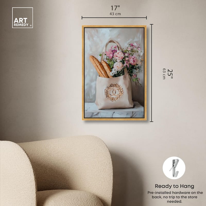 Chic Carryall I Canvas by Art Remedy