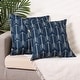 preview thumbnail 2 of 7, Pack of 2 Multicolor Decorative Pillow Covers Modern Throw Pillow Case Blue-1 - 18x18 inch