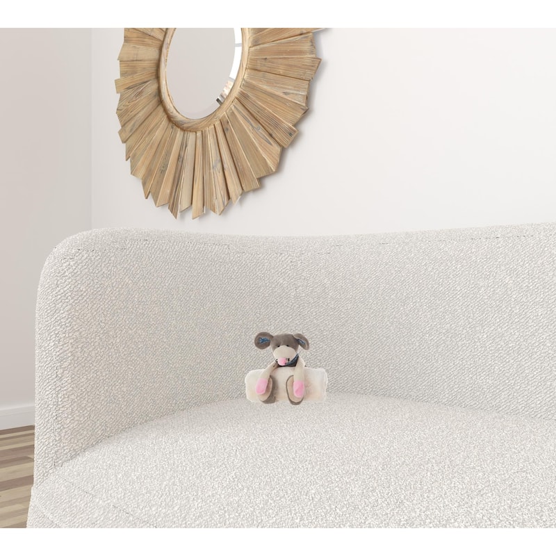 HomeRoots Grey 7" X 17" Novelty Polyester Throw Pillow