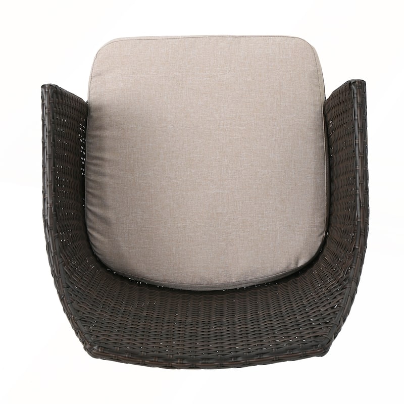 3 PC Wicker Chat Set for Outdoor Intimacy Weather Resistant