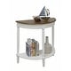 preview thumbnail 14 of 18, Convenience Concepts French Country Half-Round Entryway Table with Shelf