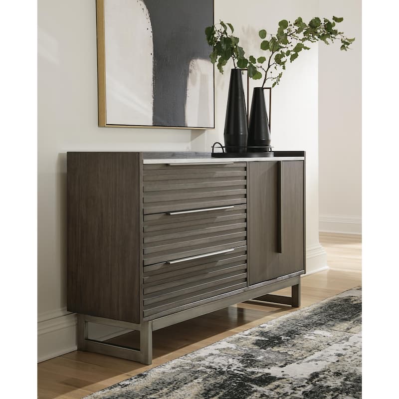 Signature Design by Ashley Arkenton Brown/White Dresser - 3-drawer - Brown/White