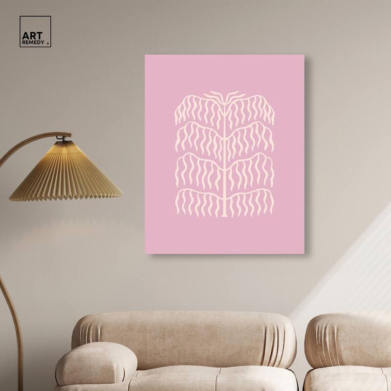 Lavender Mauve Canvas by Art Remedy, Gallery Wrapped