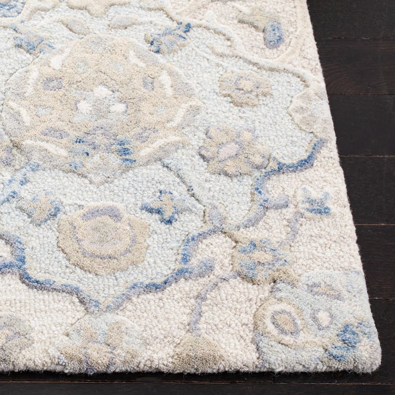 SAFAVIEH Handmade Glamour Noella Floral Wool Rug
