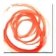 preview thumbnail 1 of 4, Porch & Den 'Orange Swirl II' Canvas by Dana McMillan