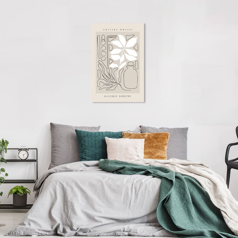 Wynwood Studio Canvas Floral and Botanical Botanical 2022 Edition Black and Modern & Contemporary Wall Art Canvas Print - 24 x 36