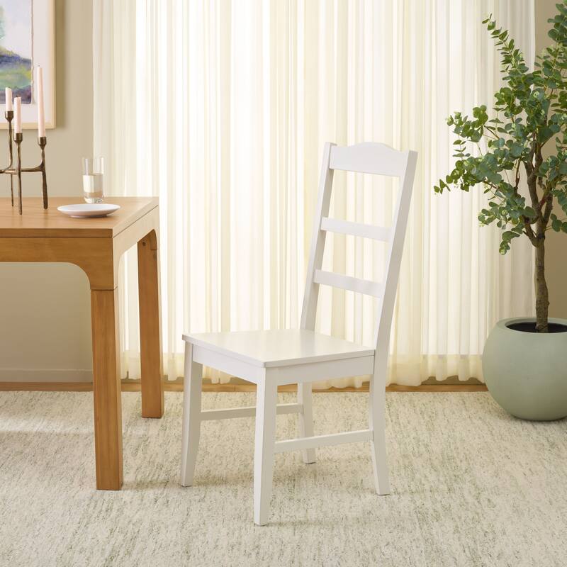 SAFAVIEH HOME Svetlana Ladder Back Side Chair - 18"W x 21"D x 40"H
